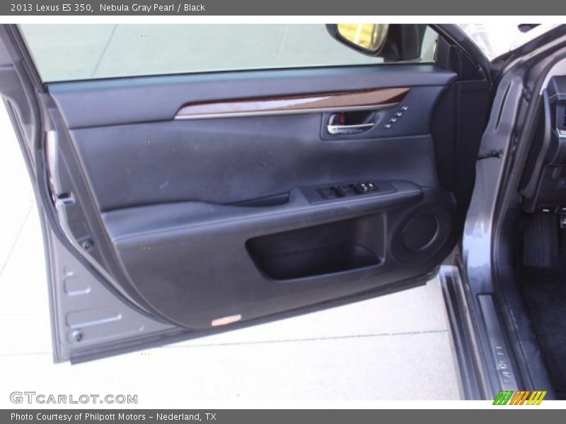 Nebula Gray Pearl / Black 2013 Lexus ES 350