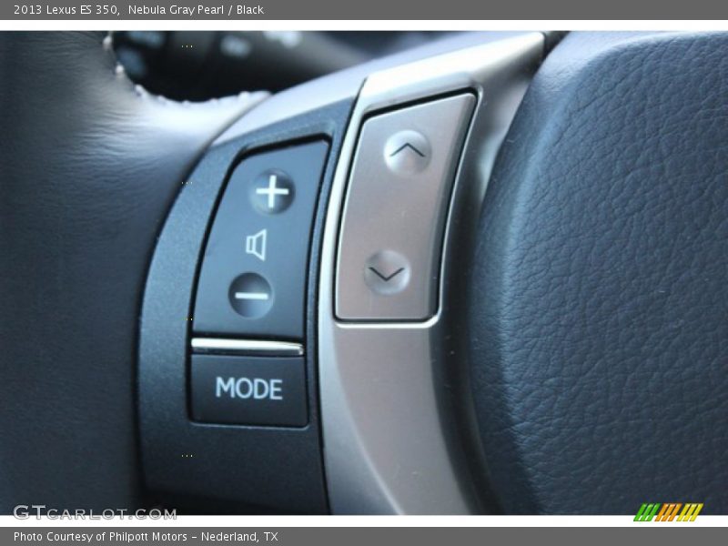 Nebula Gray Pearl / Black 2013 Lexus ES 350