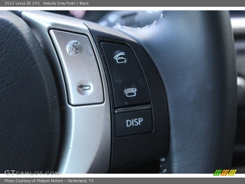 Nebula Gray Pearl / Black 2013 Lexus ES 350
