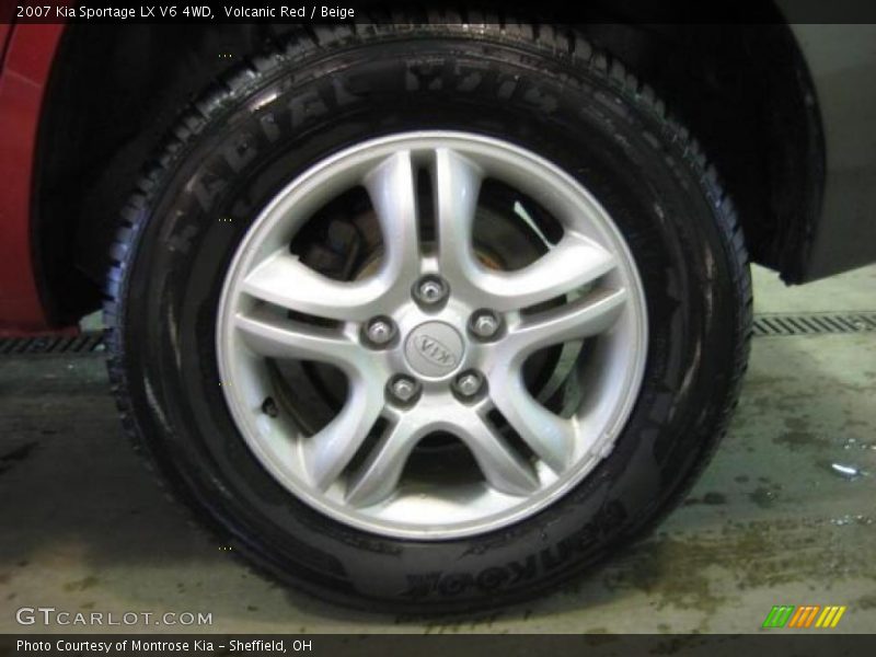 Volcanic Red / Beige 2007 Kia Sportage LX V6 4WD