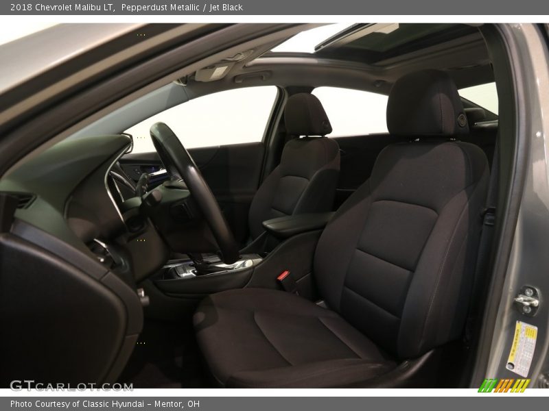 Pepperdust Metallic / Jet Black 2018 Chevrolet Malibu LT