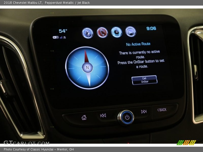 Pepperdust Metallic / Jet Black 2018 Chevrolet Malibu LT