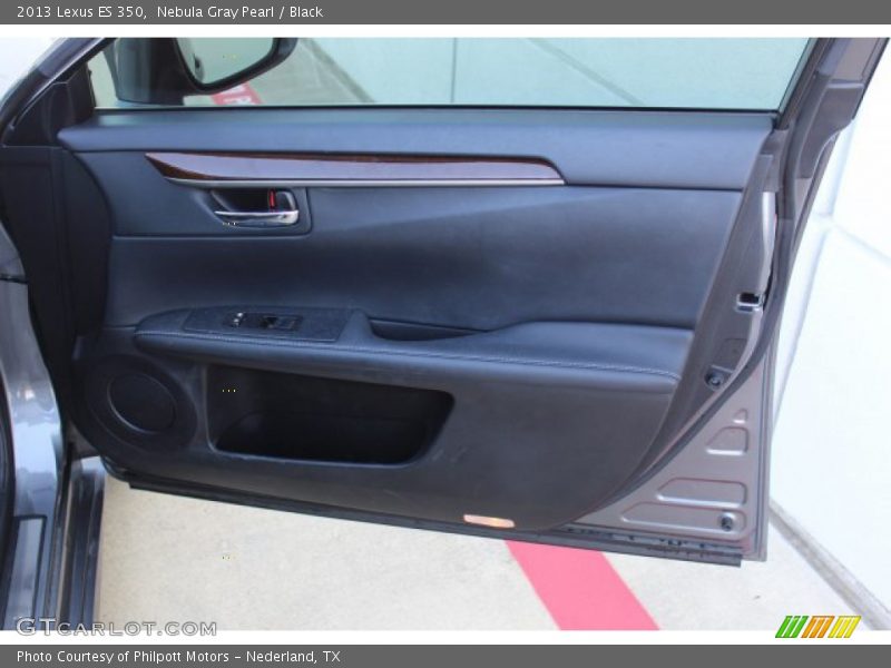 Nebula Gray Pearl / Black 2013 Lexus ES 350