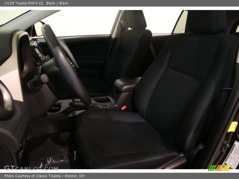 Black / Black 2018 Toyota RAV4 LE
