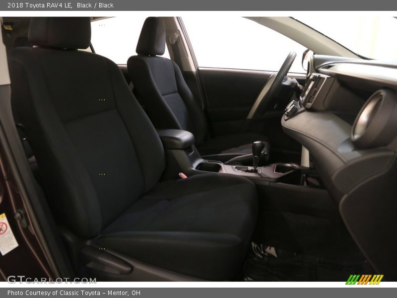 Black / Black 2018 Toyota RAV4 LE