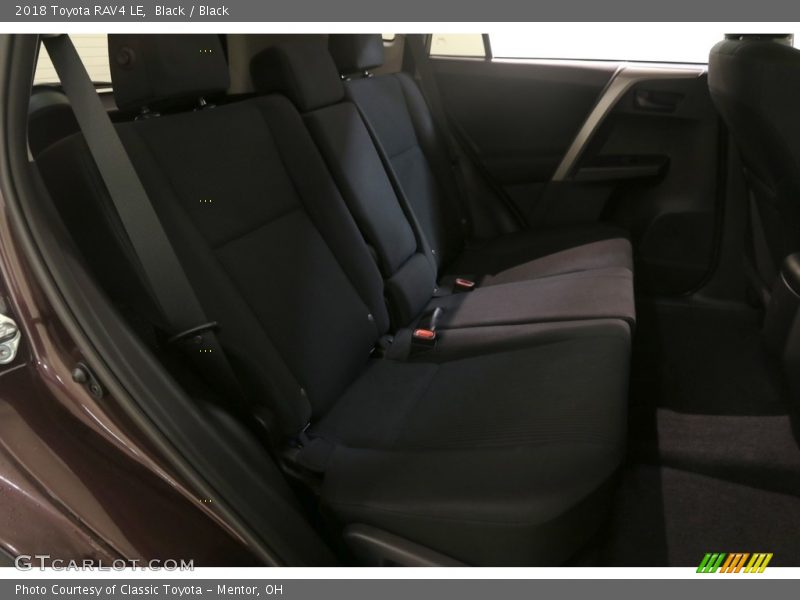 Black / Black 2018 Toyota RAV4 LE