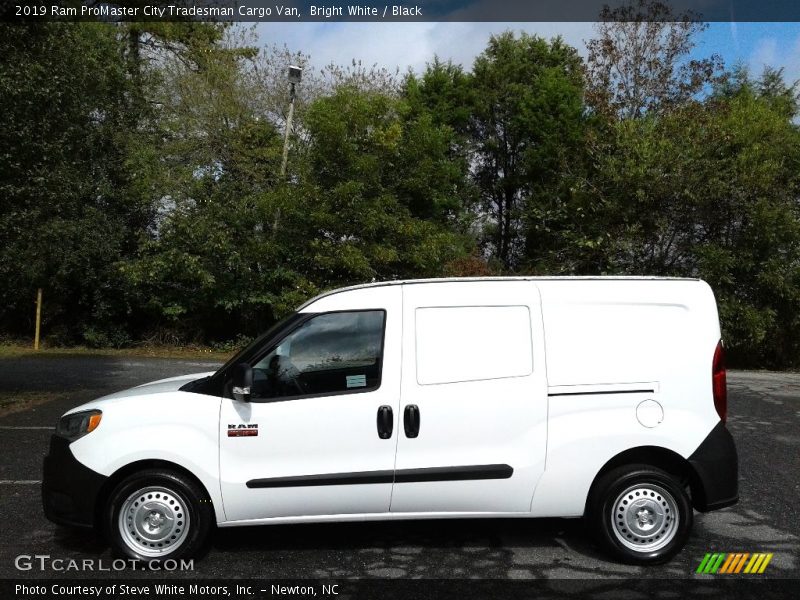 Bright White / Black 2019 Ram ProMaster City Tradesman Cargo Van