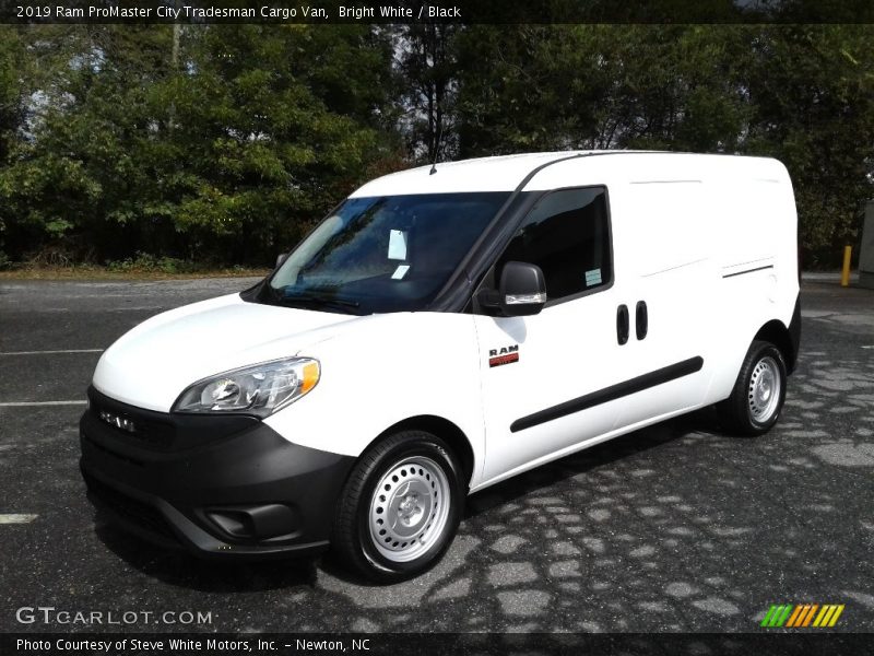 Bright White / Black 2019 Ram ProMaster City Tradesman Cargo Van