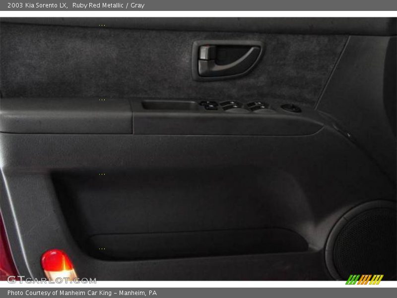 Ruby Red Metallic / Gray 2003 Kia Sorento LX