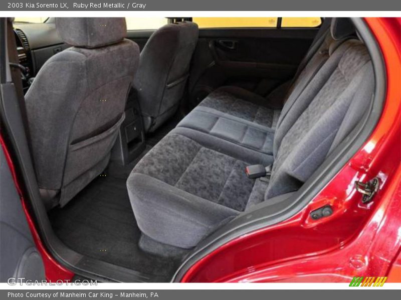 Ruby Red Metallic / Gray 2003 Kia Sorento LX