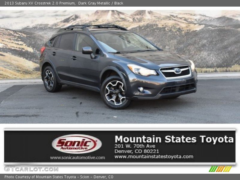 Dark Gray Metallic / Black 2013 Subaru XV Crosstrek 2.0 Premium