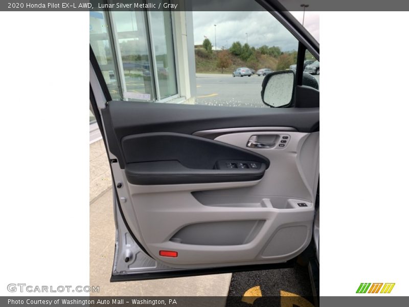 Lunar Silver Metallic / Gray 2020 Honda Pilot EX-L AWD