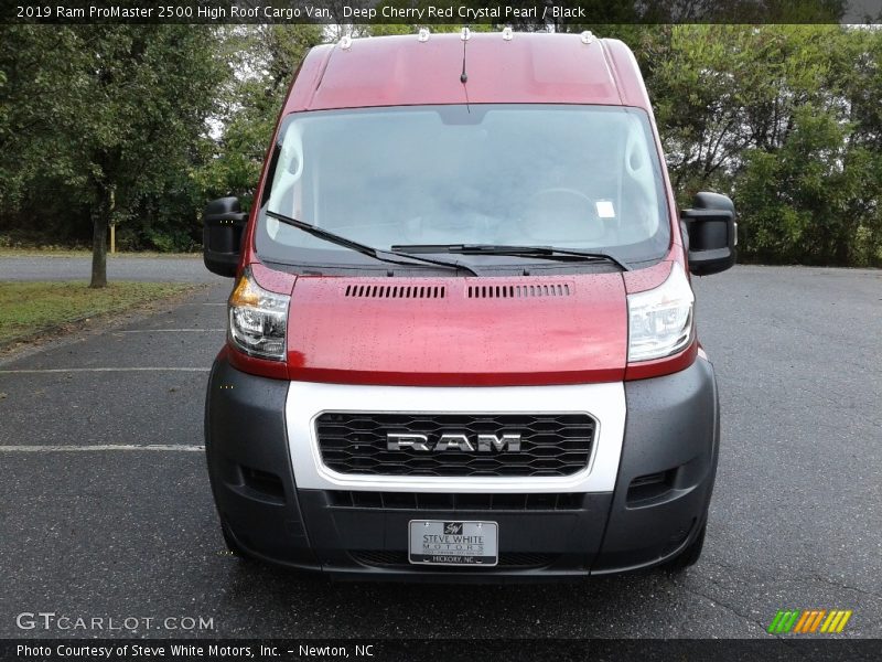 Deep Cherry Red Crystal Pearl / Black 2019 Ram ProMaster 2500 High Roof Cargo Van