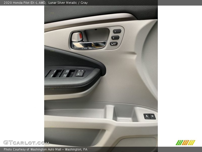 Lunar Silver Metallic / Gray 2020 Honda Pilot EX-L AWD