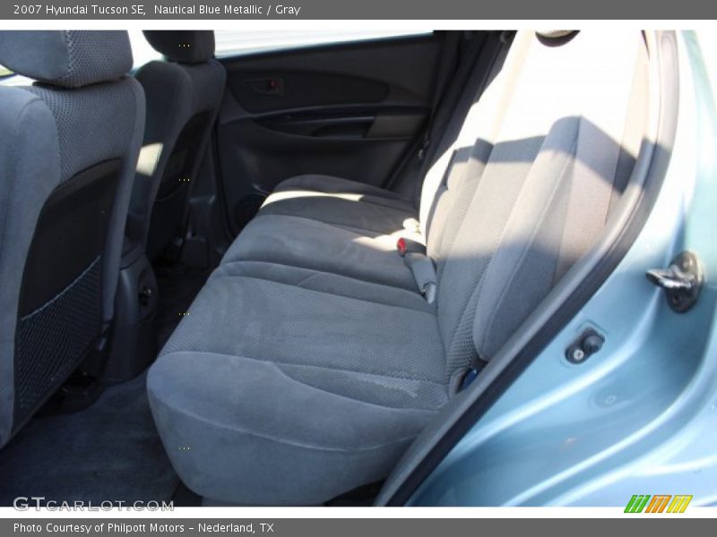 Nautical Blue Metallic / Gray 2007 Hyundai Tucson SE