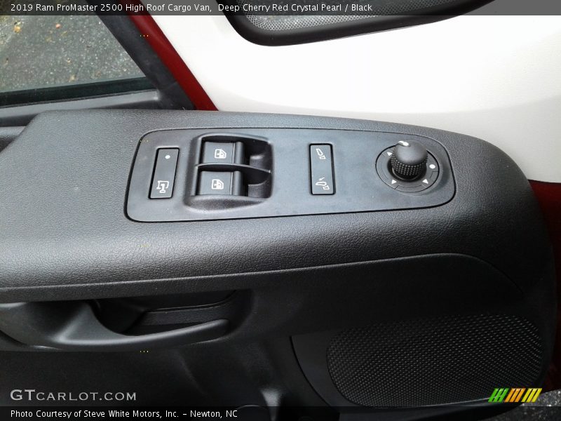 Deep Cherry Red Crystal Pearl / Black 2019 Ram ProMaster 2500 High Roof Cargo Van