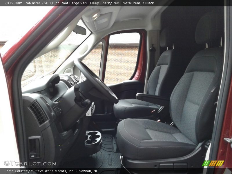 Deep Cherry Red Crystal Pearl / Black 2019 Ram ProMaster 2500 High Roof Cargo Van