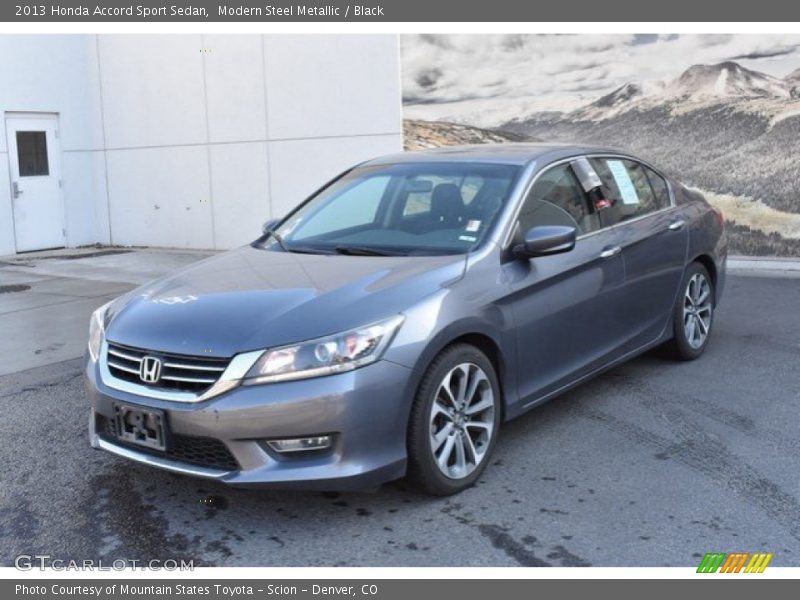 Modern Steel Metallic / Black 2013 Honda Accord Sport Sedan