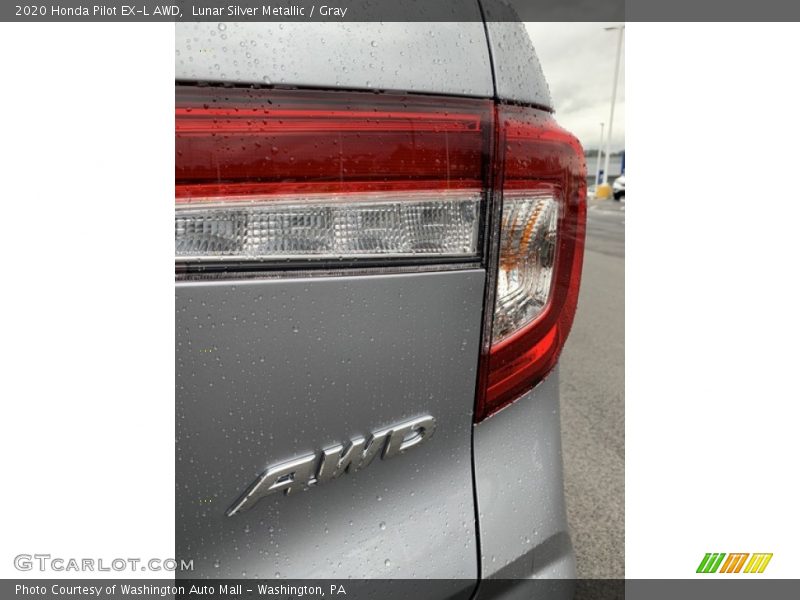 Lunar Silver Metallic / Gray 2020 Honda Pilot EX-L AWD