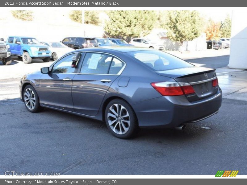 Modern Steel Metallic / Black 2013 Honda Accord Sport Sedan