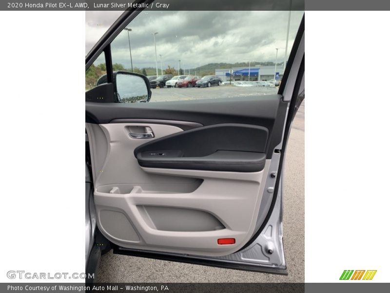 Lunar Silver Metallic / Gray 2020 Honda Pilot EX-L AWD
