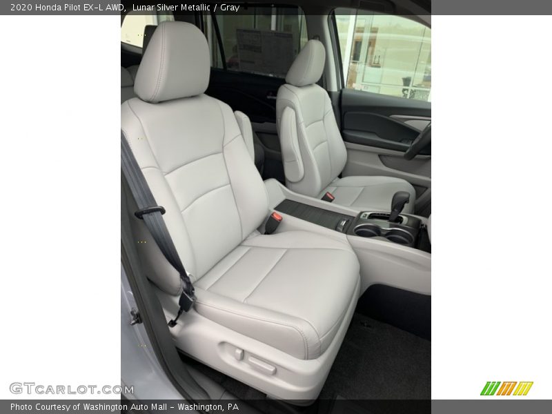 Lunar Silver Metallic / Gray 2020 Honda Pilot EX-L AWD