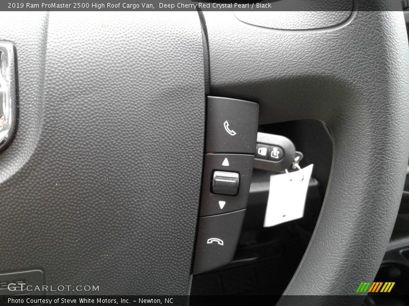 Deep Cherry Red Crystal Pearl / Black 2019 Ram ProMaster 2500 High Roof Cargo Van