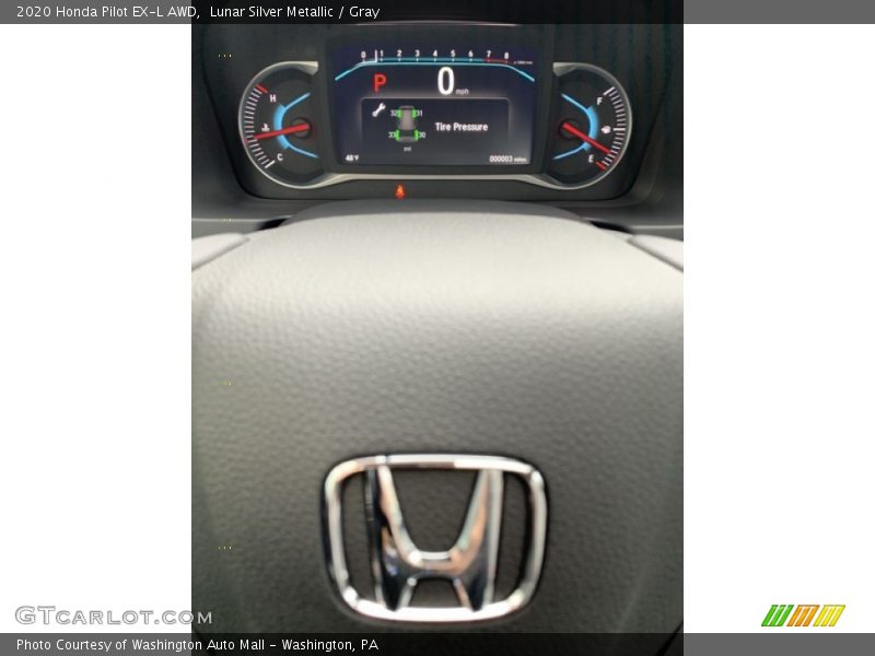 Lunar Silver Metallic / Gray 2020 Honda Pilot EX-L AWD