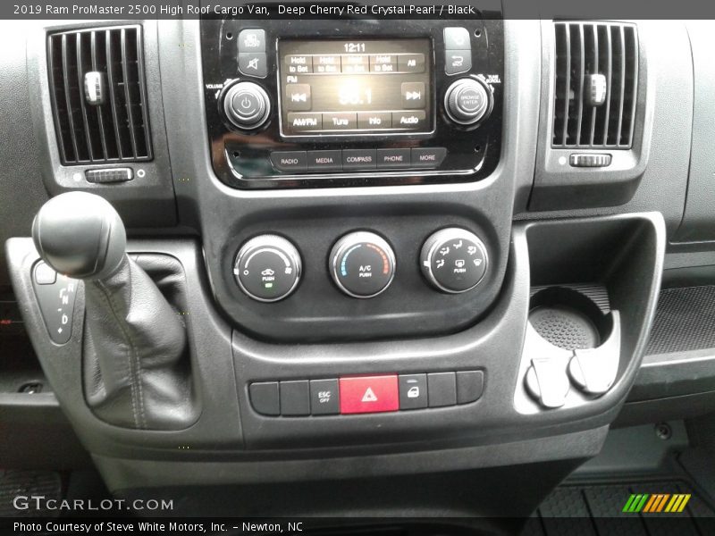 Deep Cherry Red Crystal Pearl / Black 2019 Ram ProMaster 2500 High Roof Cargo Van