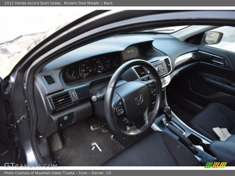Modern Steel Metallic / Black 2013 Honda Accord Sport Sedan