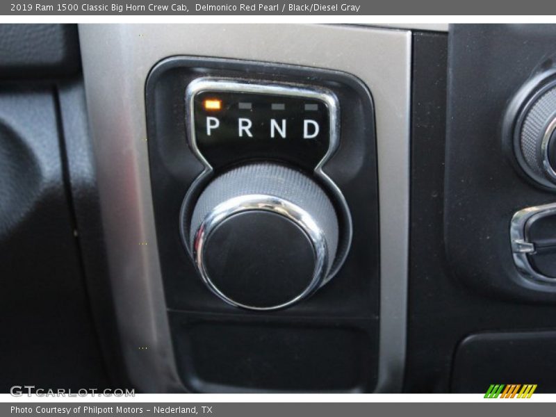 Delmonico Red Pearl / Black/Diesel Gray 2019 Ram 1500 Classic Big Horn Crew Cab