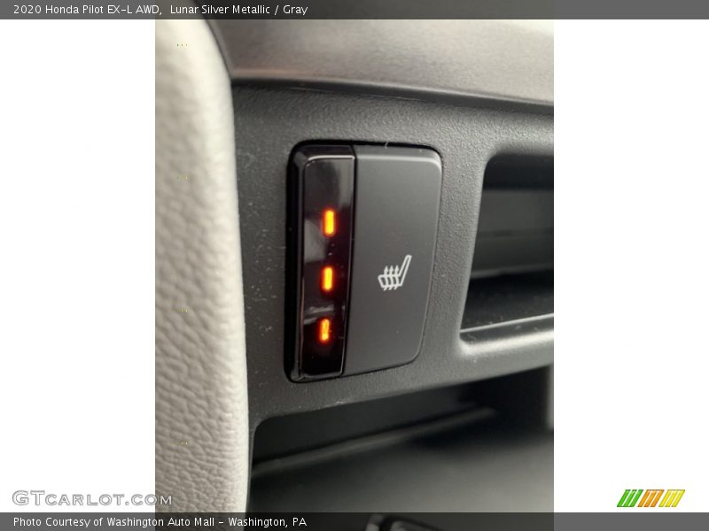 Lunar Silver Metallic / Gray 2020 Honda Pilot EX-L AWD