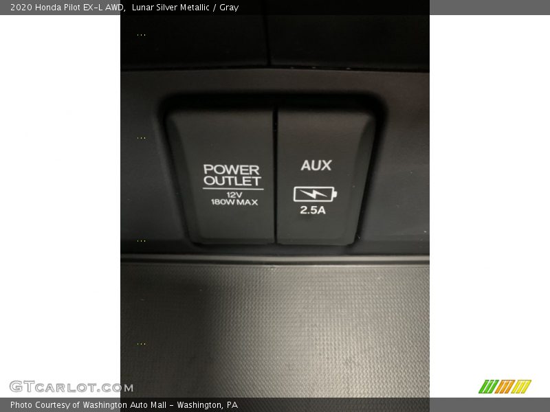 Lunar Silver Metallic / Gray 2020 Honda Pilot EX-L AWD