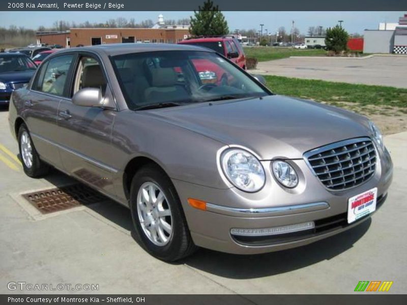 Pewter Beige / Beige 2008 Kia Amanti
