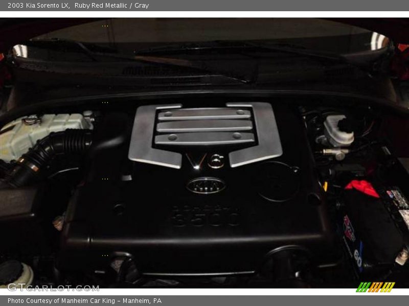 Ruby Red Metallic / Gray 2003 Kia Sorento LX