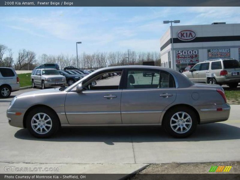 Pewter Beige / Beige 2008 Kia Amanti