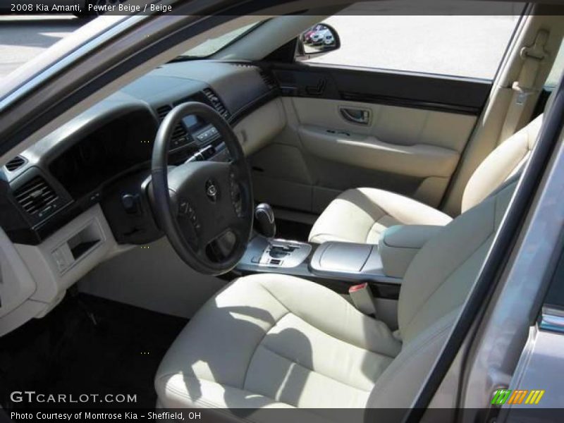 Pewter Beige / Beige 2008 Kia Amanti