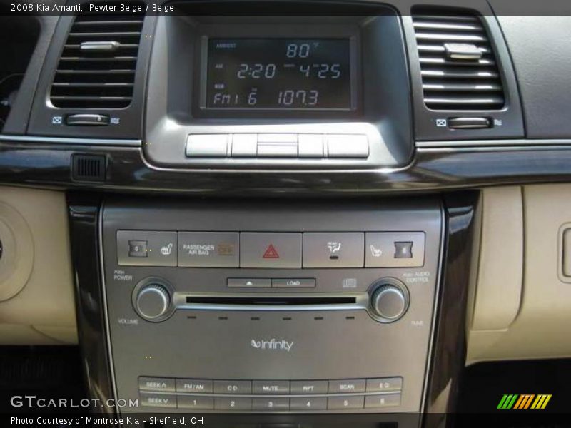 Pewter Beige / Beige 2008 Kia Amanti