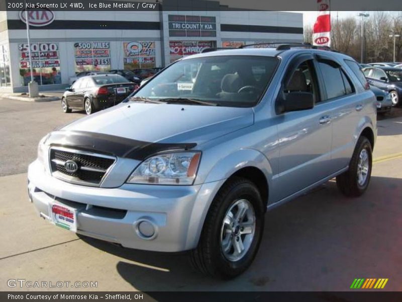 Ice Blue Metallic / Gray 2005 Kia Sorento LX 4WD
