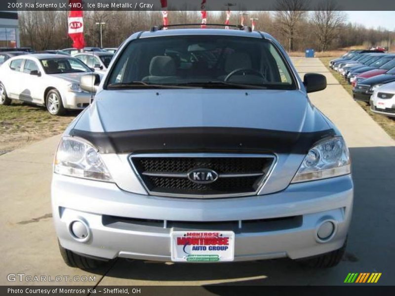 Ice Blue Metallic / Gray 2005 Kia Sorento LX 4WD