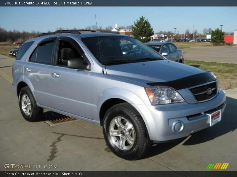 Ice Blue Metallic / Gray 2005 Kia Sorento LX 4WD