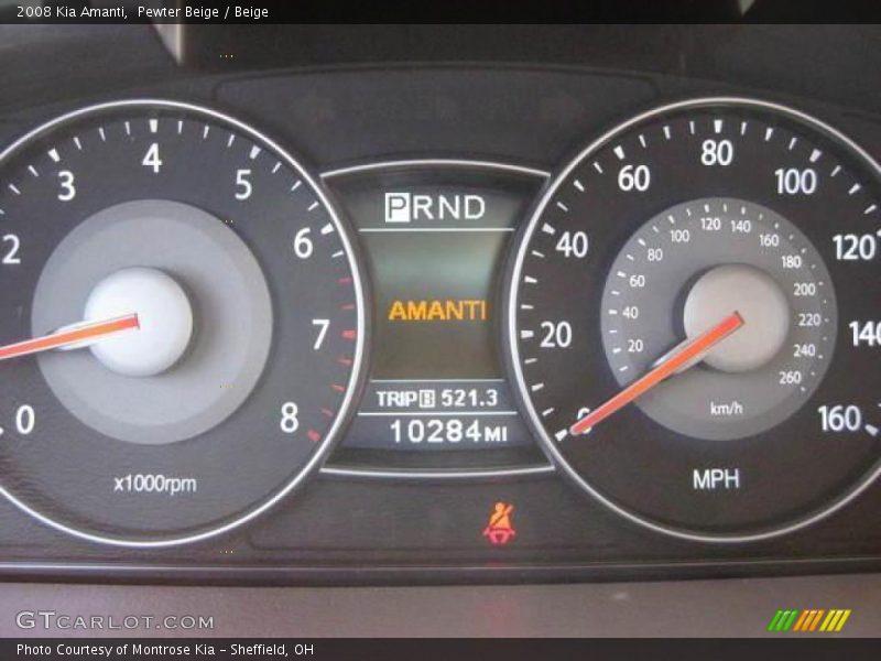 Pewter Beige / Beige 2008 Kia Amanti