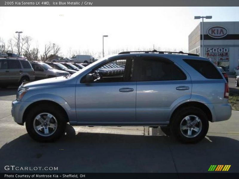 Ice Blue Metallic / Gray 2005 Kia Sorento LX 4WD