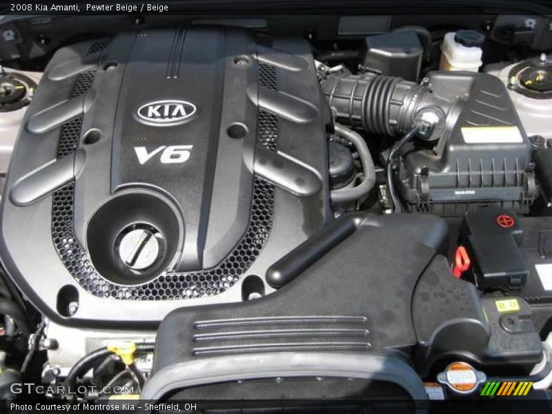 Pewter Beige / Beige 2008 Kia Amanti