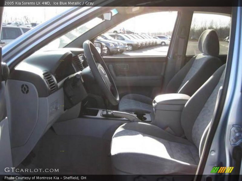 Ice Blue Metallic / Gray 2005 Kia Sorento LX 4WD