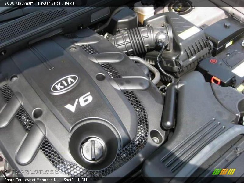 Pewter Beige / Beige 2008 Kia Amanti