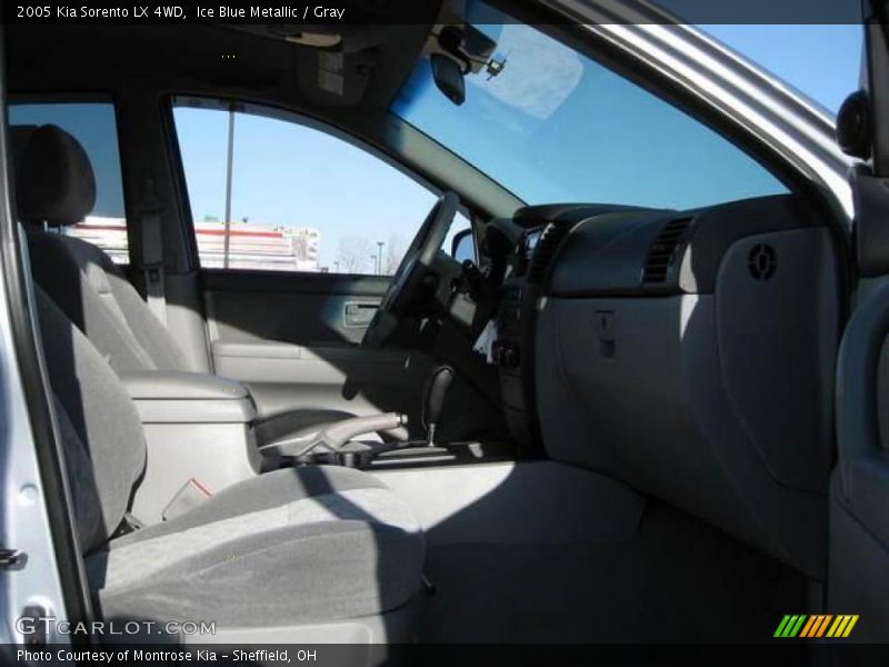 Ice Blue Metallic / Gray 2005 Kia Sorento LX 4WD