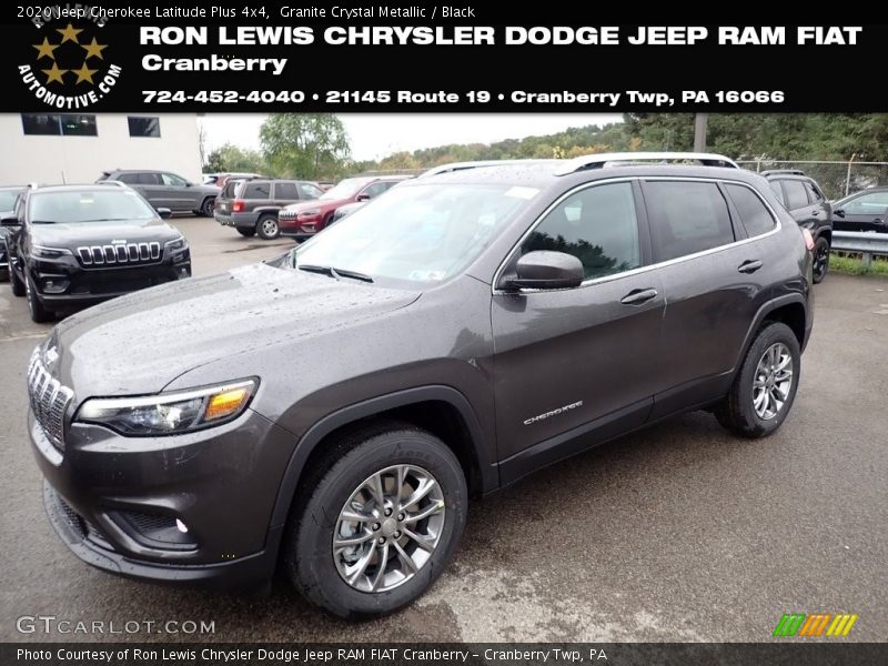 Granite Crystal Metallic / Black 2020 Jeep Cherokee Latitude Plus 4x4