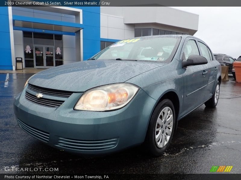 Silver Moss Metallic / Gray 2009 Chevrolet Cobalt LS Sedan