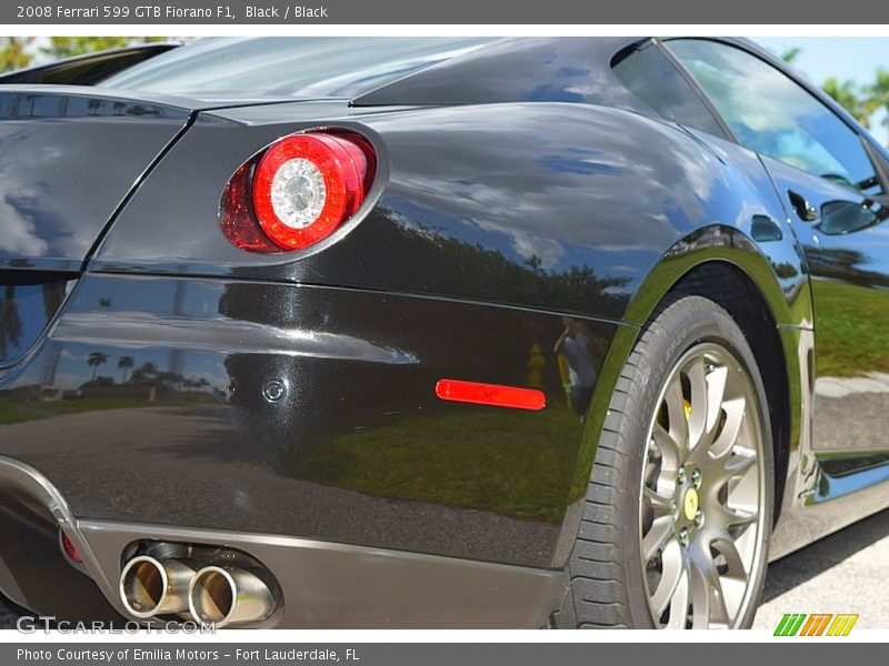 Black / Black 2008 Ferrari 599 GTB Fiorano F1